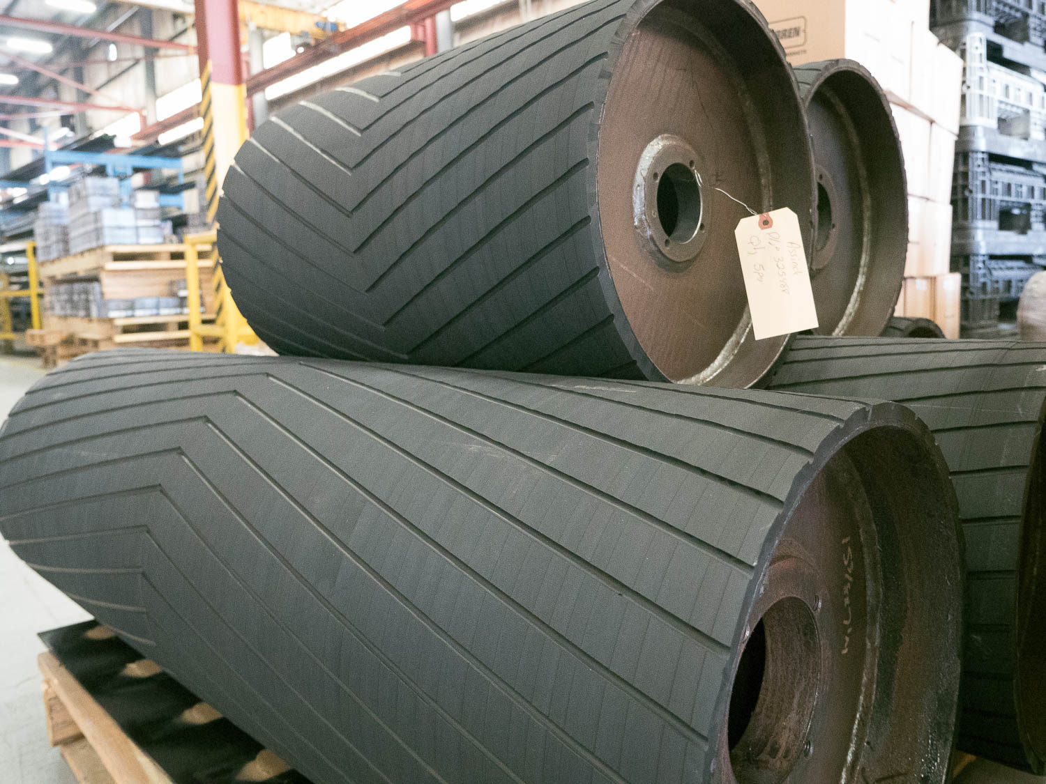 Rubber Lined Pulleys