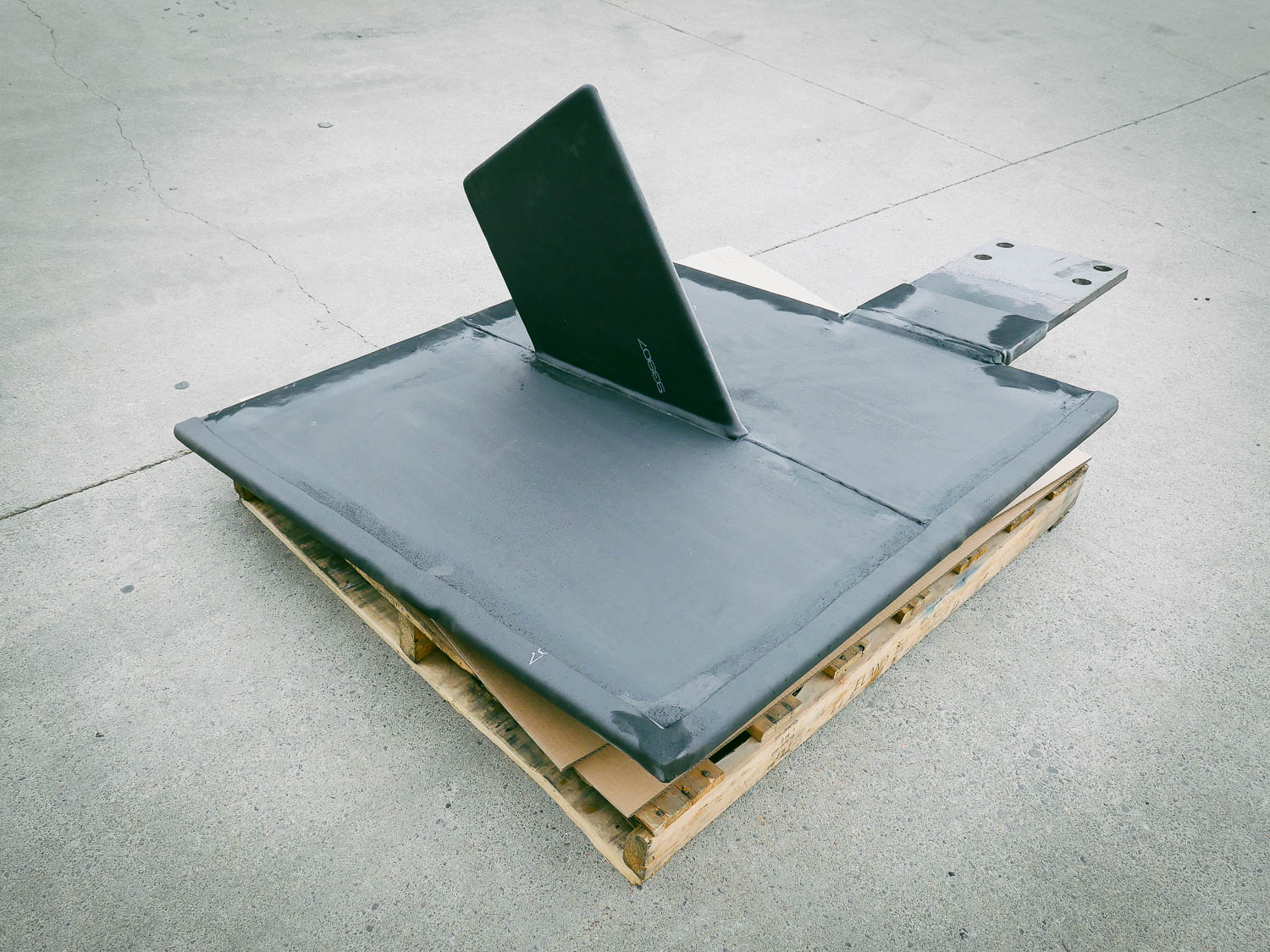 Rubber Lined Wing Blade