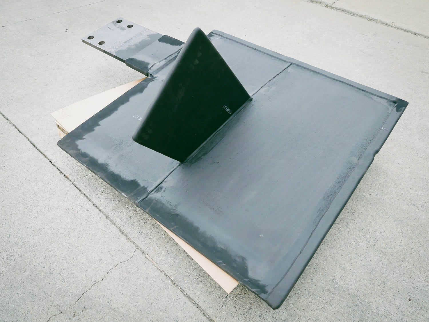 Rubber Lined Wing Blade